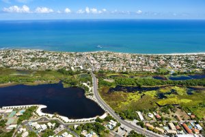 Vôo panorâmico de helicóptero em Salvador