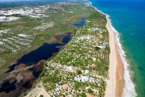 Vôo panorâmico de helicóptero em Salvador