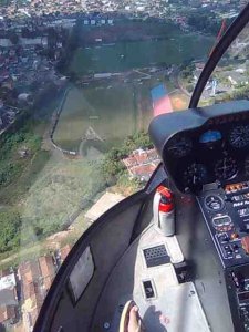 Vôo panorâmico de helicóptero em Salvador