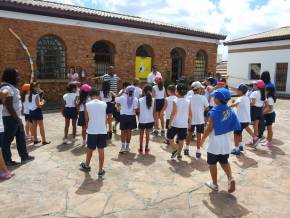 Aula Viva - Temática Africa - Visitas Forte da Caapoeira - Igr. Rosario dos Pretos - Terreiro da casa Branca