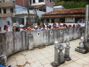 Aula Viva - Temática Africa - Visitas Forte da Caapoeira - Igr. Rosario dos Pretos - Terreiro da casa Branca