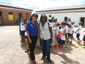 Aula Viva - Temática Africa - Visitas Forte da Caapoeira - Igr. Rosario dos Pretos - Terreiro da casa Branca