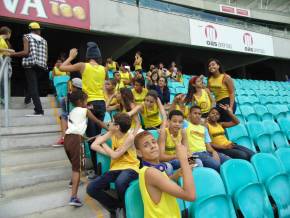 Aula Viva - Visita a Arena Fonte Nova e Ponta do Humaitá - Colégio Educandário