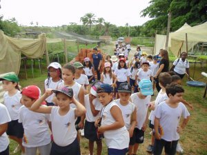 Escola Arco Iris Visita ao Horto Hidroponico  Camaçari-Ba