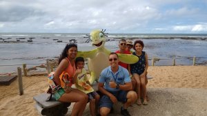 Familia de Manaus-AM em visita a Salvador