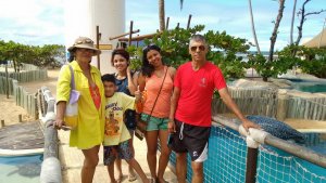 Familia de Manaus-AM em visita a Salvador