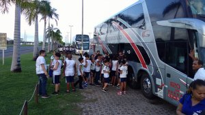 Passeio a Praia do Forte do Colegio Interação Feira de Santana-Ba