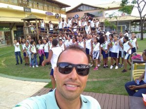 Passeio a Praia do Forte do Colegio Interação Feira de Santana-Ba