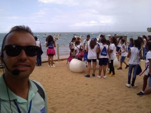 Passeio a Praia do Forte do Colegio Interação Feira de Santana-Ba