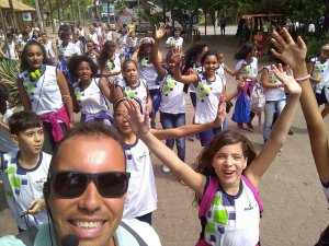 Passeio a Praia do Forte do Colegio Interação Feira de Santana-Ba