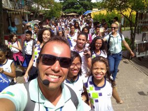 Passeio a Praia do Forte do Colegio Interação Feira de Santana-Ba