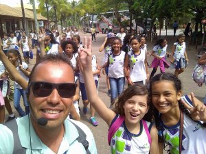 Passeio a Praia do Forte do Colegio Interação Feira de Santana-Ba