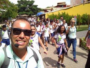 Passeio a Praia do Forte do Colegio Interação Feira de Santana-Ba