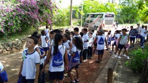 Passeio a Praia do Forte do Colegio Interação Feira de Santana-Ba