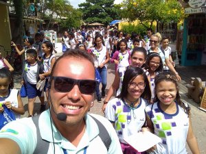 Passeio a Praia do Forte do Colegio Interação Feira de Santana-Ba