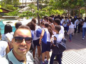 Passeio a Praia do Forte do Colegio Interação Feira de Santana-Ba