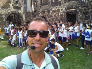 Passeio a Praia do Forte do Colegio Interação Feira de Santana-Ba