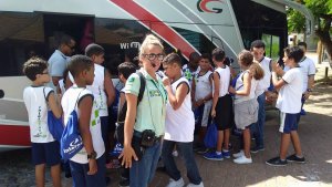 Passeio a Praia do Forte do Colegio Interação Feira de Santana-Ba