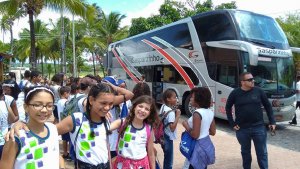 Passeio a Praia do Forte do Colegio Interação Feira de Santana-Ba