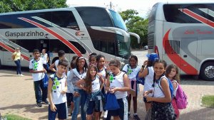 Passeio a Praia do Forte do Colegio Interação Feira de Santana-Ba