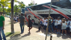 Passeio a Praia do Forte do Colegio Interação Feira de Santana-Ba