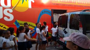 Passeio no Salvador Bus com Sorveteria da Ribeira da Escola Arco - iris